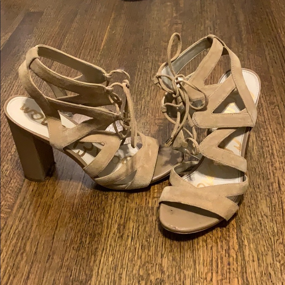 Sam Edelman lace up heels